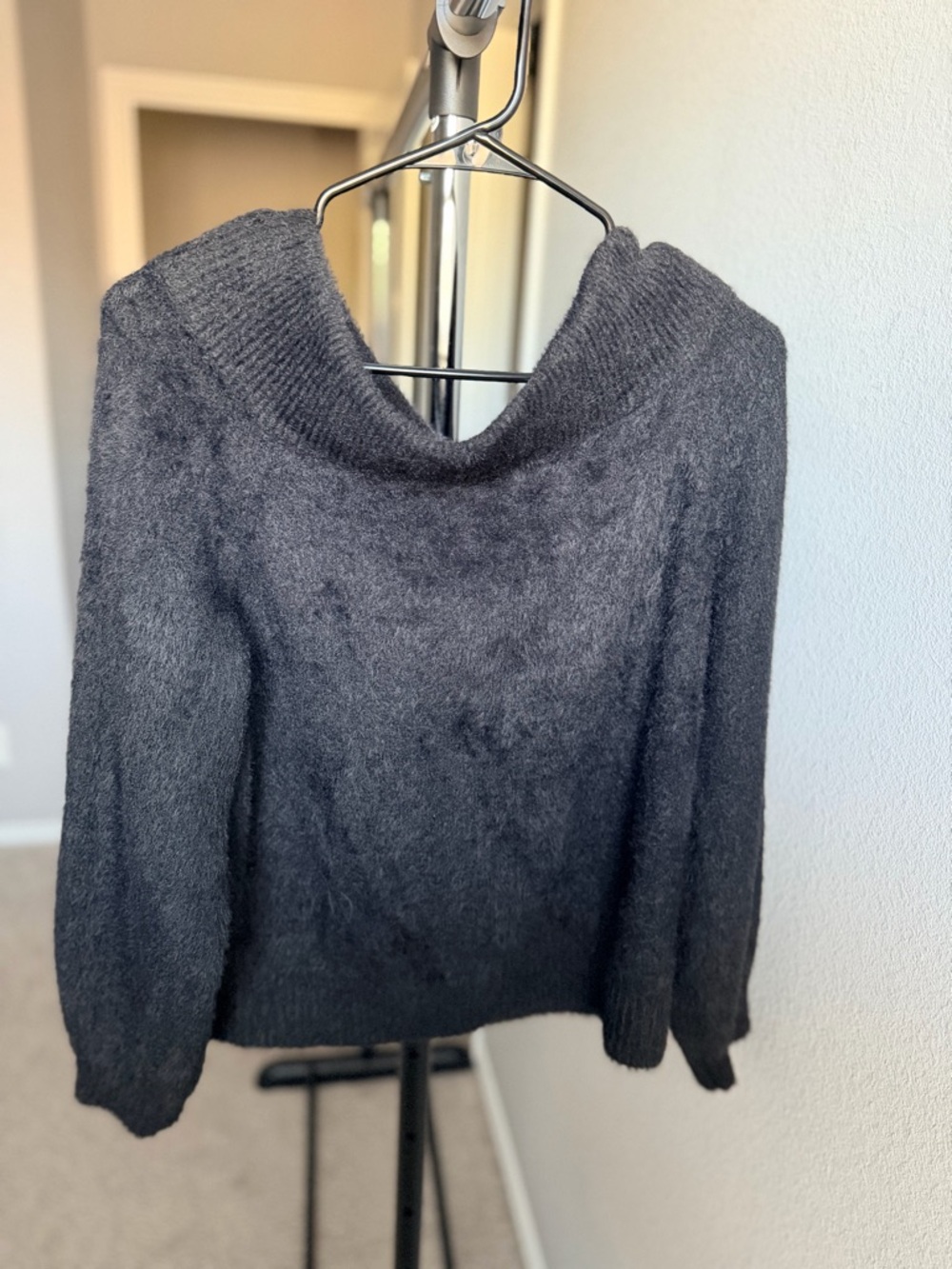 H&M Dark Charcoal Cowl Neck Sweater